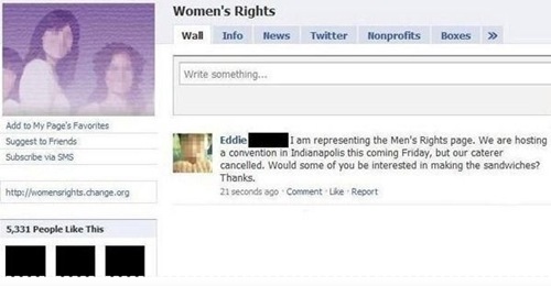 Women's Rights vs. Men's Rights