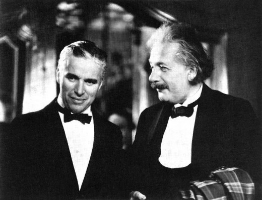 Charlie Chaplin and Einstein