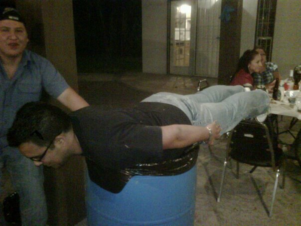 TRASH CAN PLANKING