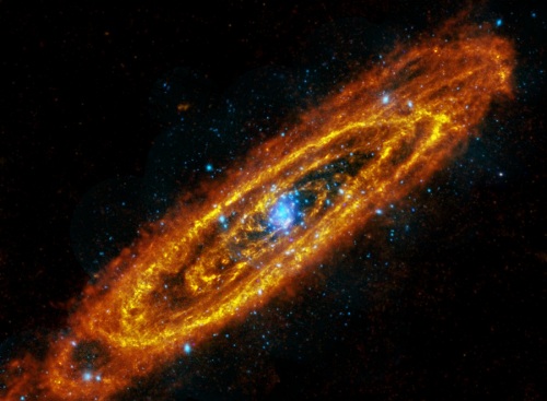 Andromeda Galaxy, the closest system to the Milky Way. thanks hubble
