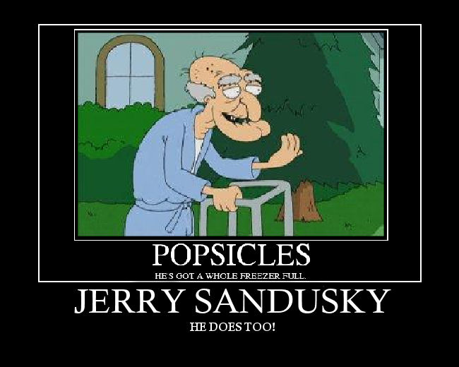 Jerry Sandusky Family Guy parody
