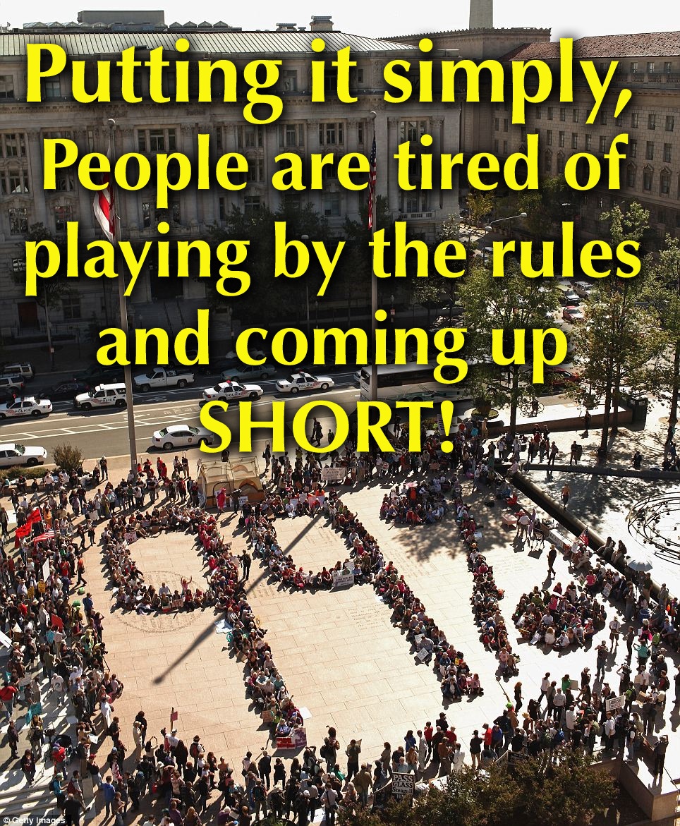 friends of the elderly - Putting it simply, People are tired of playing by the rules and coming up Eshort!
