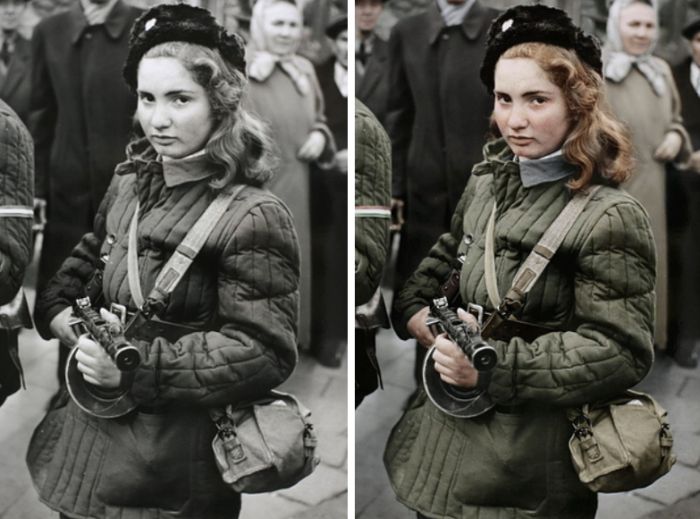 Erika, a 15 year old freedom fighter from Budapest 1956