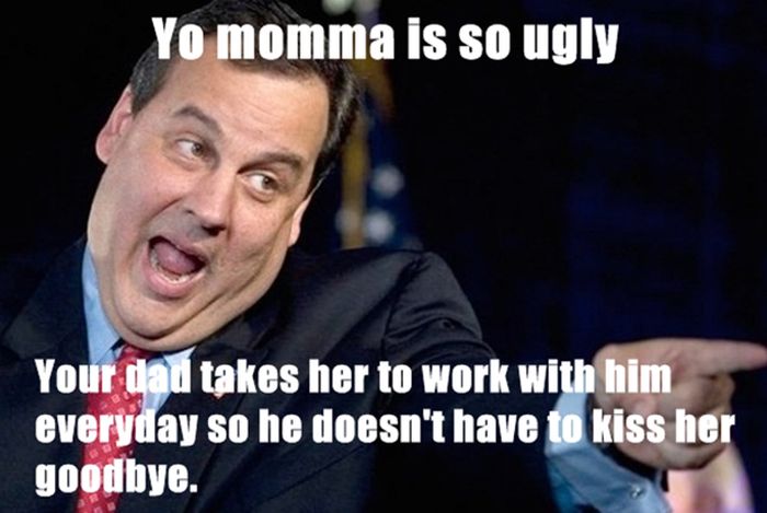 yo mama joke memes - Yo momma is so ugly Your dad takes her to work with him everyday so he doesn't have to kiss her goodbye.