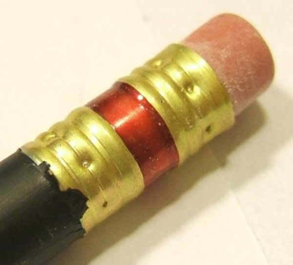 Ferrule: The metal part on a pencil