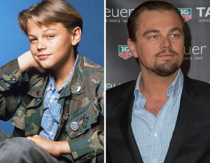 Leonardo DiCaprio: 1990... and now