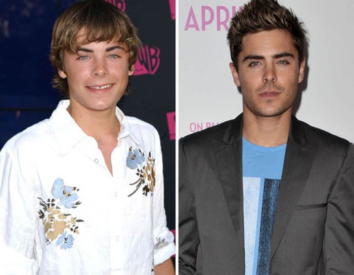 Zac Efron: 2004... and now.