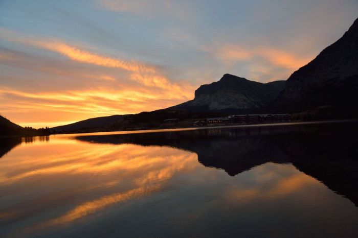 Lake McDonald lodge in Glacier National Park