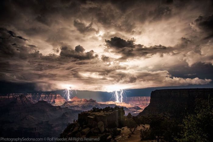 Grand Canyon Light Show
