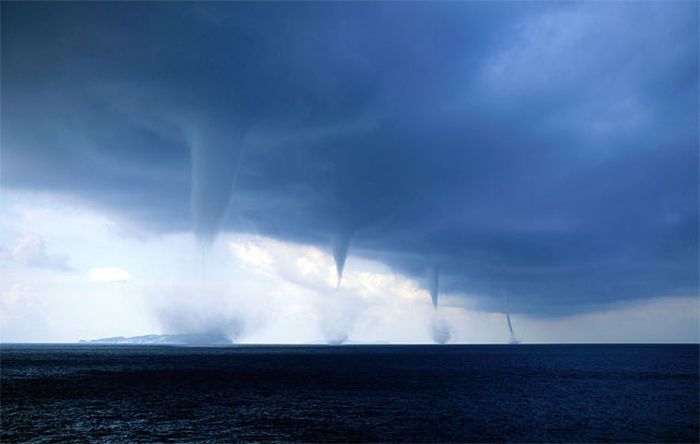 Waterspouts Over The Adriatic