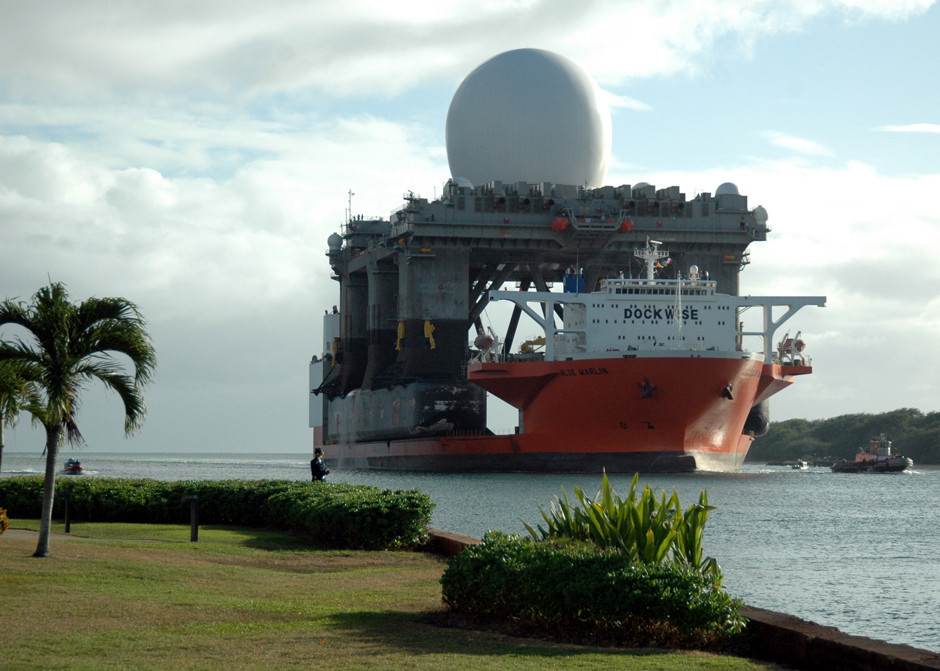 SBX Radar Platform  Pacific Missile Defense