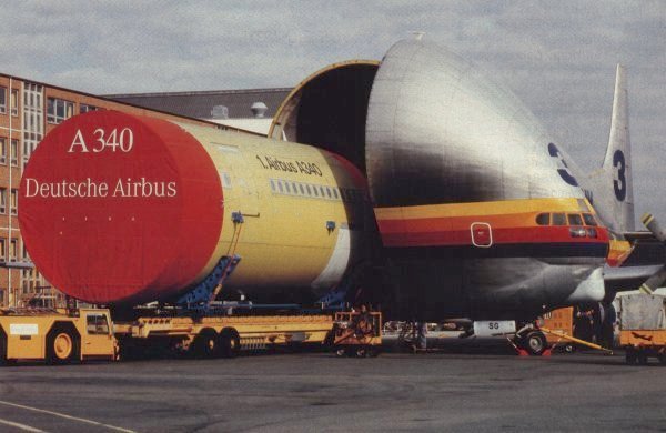 A300-600T "Beluga" to appease the transports voracious appetite  a function of its large size. Canberra Airport, Australia