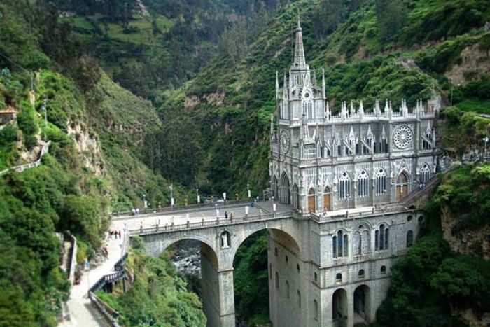 Las Lajas Cathedral Colombia, South America