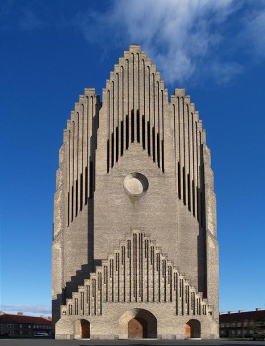 Grundtvigas Church, Copenhagen, Denmark