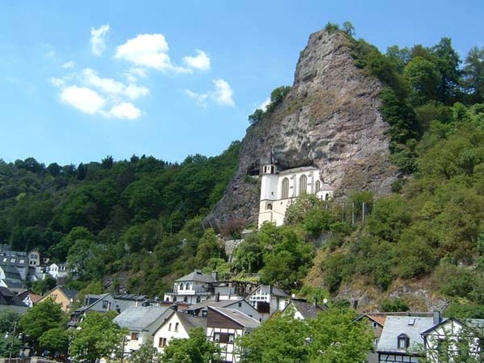 The Felsenkirche a.k.a. Church of the Rock, Idar-Oberstein, Germany.