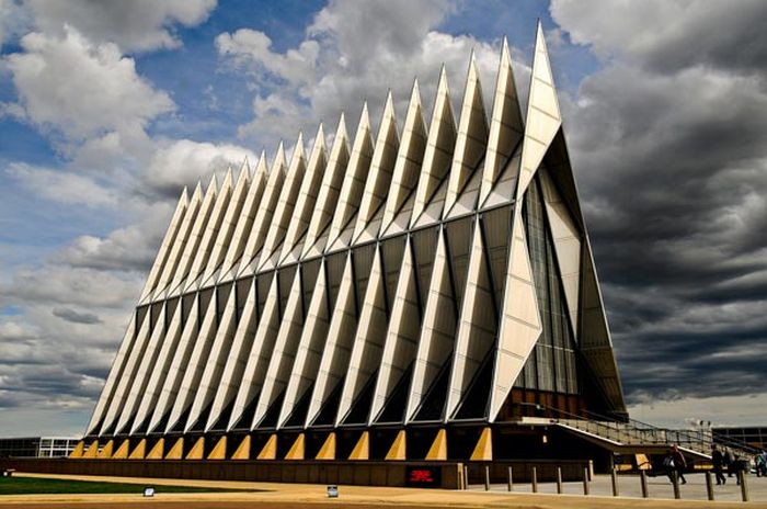 Cadet Chapel Air Force Academy, Colorado, USA