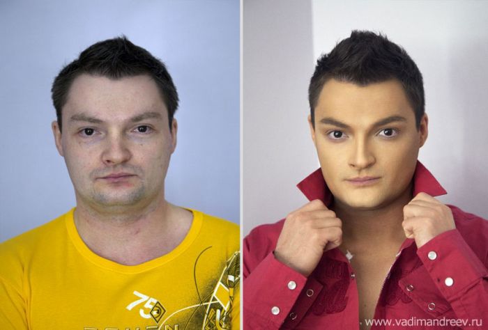 Russian Girls Before and After Makeup
