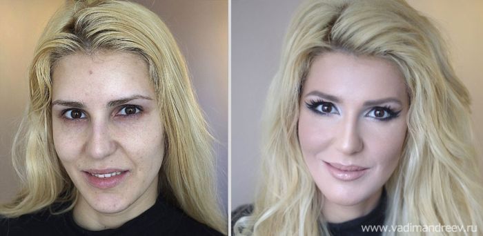 Russian Girls Before and After Makeup