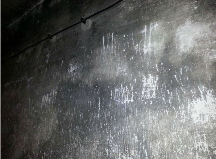 Inside an Auschwitz gas chamber