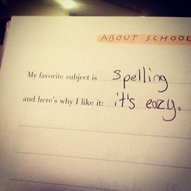 handwriting - About School My favorite subject is My favorite subject is Spelling and here's why I it it's eazy.