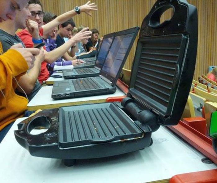 george foreman grill laptop
