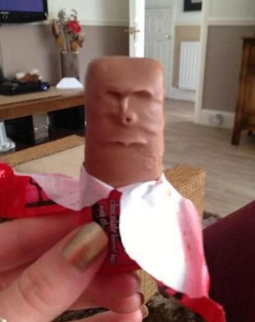 candy bars that look like faces