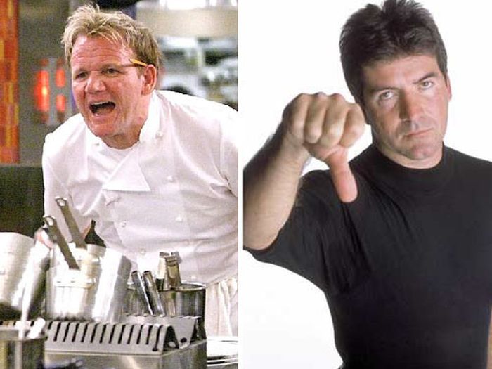 Get screamed at by Gordon Ramsay or get criticized by Simon Cowell?