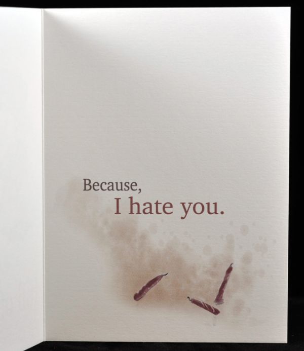 Greeting Cards for People You Hate