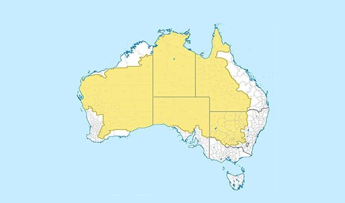 This map shows where 2 percent of Australia's population lives