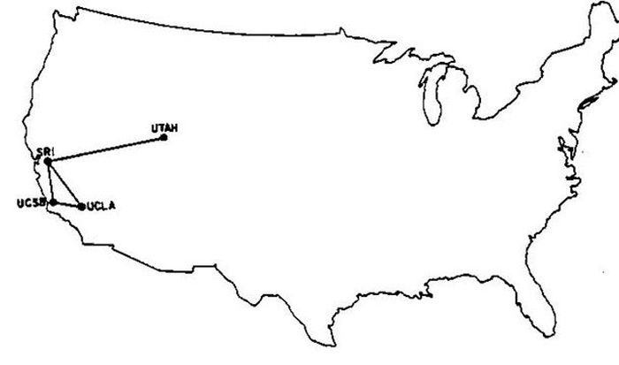 These were all of the world's internet connections in 1969