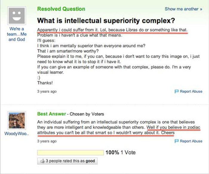 Funny, Silly, And Dumb Yahoo Answers