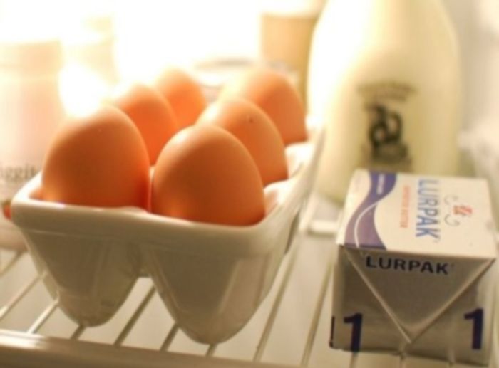 egg carton in fridge - Lurpak Lurpak