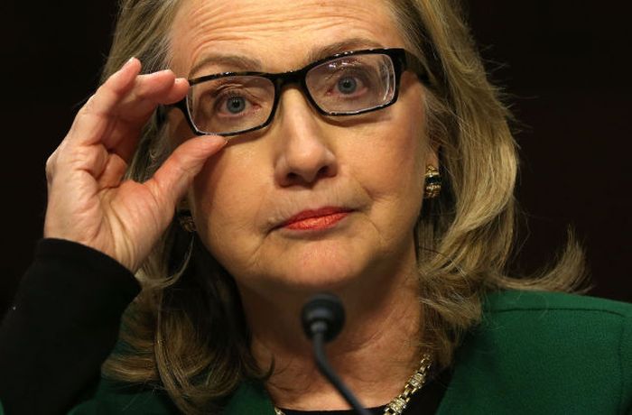 U.S. Secretary of State Hillary Clinton testifies before the Senate Foreign Relations Committee on Capitol Hill in Washington, DC. Lawmakers questioned Clinton about the security failures during the September 11 attacks against the U.S. mission in Benghazi, Libya, that led to the death of four Americans, including U.S. Ambassador Christopher Stevens.