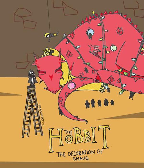 cartoon - C Jordanmolineux Hobbit The Decoration Of Smaug