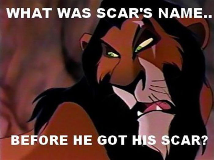scar's name before scar - What Was Scar'S Name.. Before He Got His Scar?