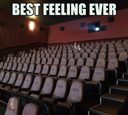movie theater jokes - Best Feeling Ever