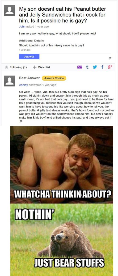 Funniest Answers to Yahoo Questions