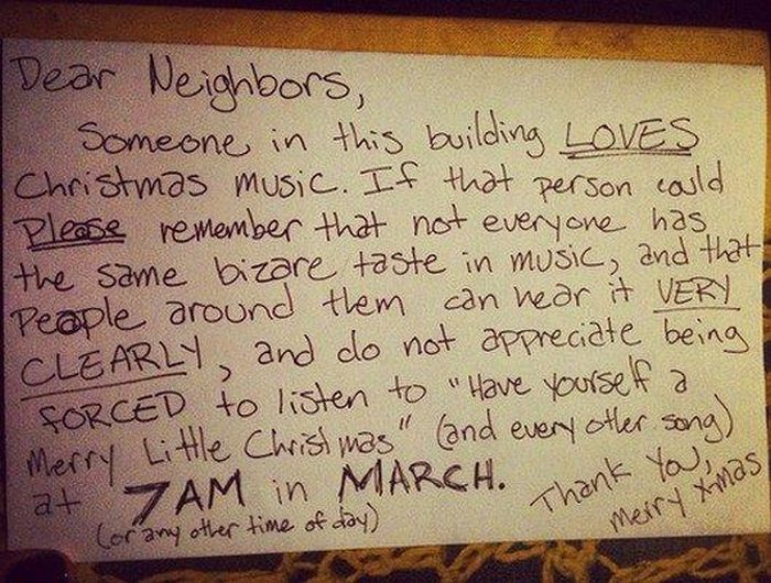 28 Reasons Why Neighbors Suck