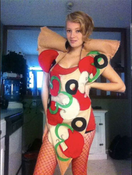 slutty pizza costume