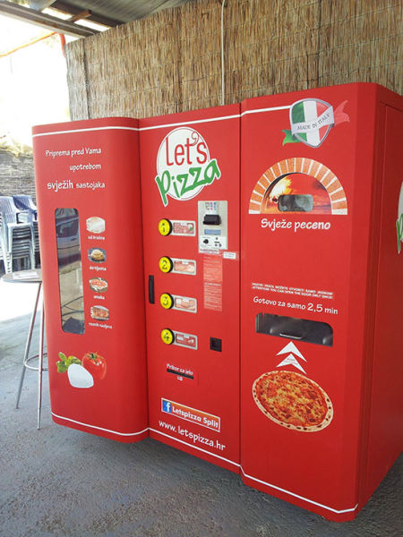 croatia pizza vending machine