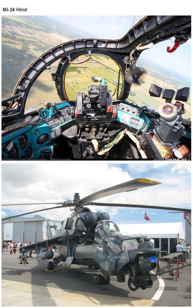 Cockpits of Planes and Tanks