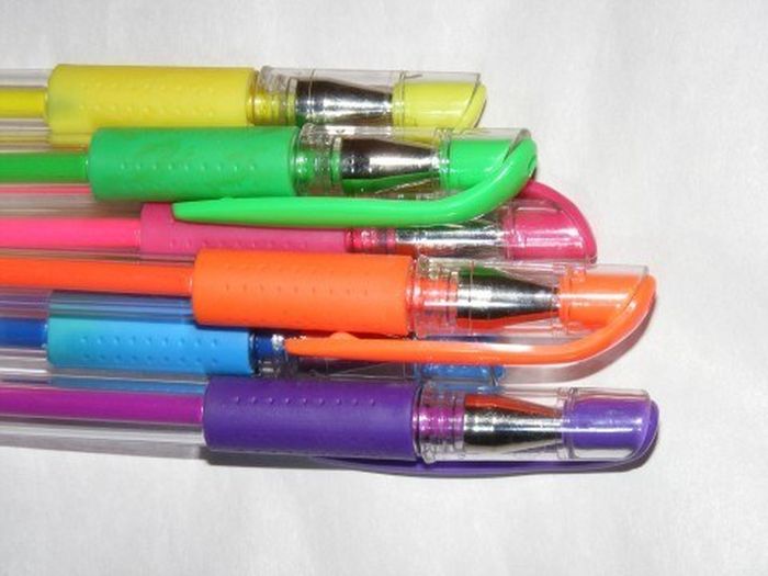 When your gel pens ran out of gel.