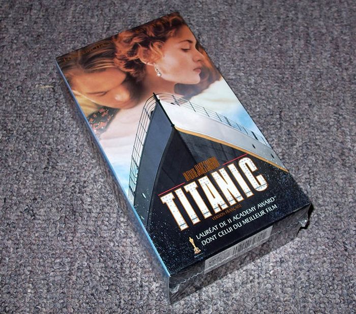 The entire second VHS tape of Titanic.