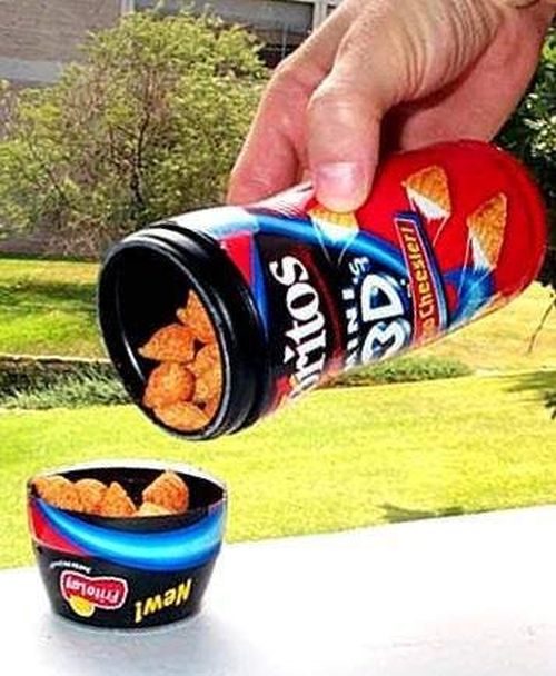 When people had 3D Doritos for lunch and you had lame Lays.
