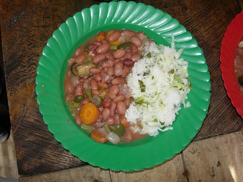 Country: Malawi. Contents: Beans, assorted vegetables, cabbage