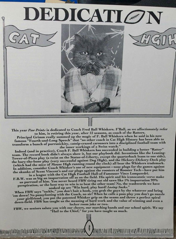 Cat High Yearbook