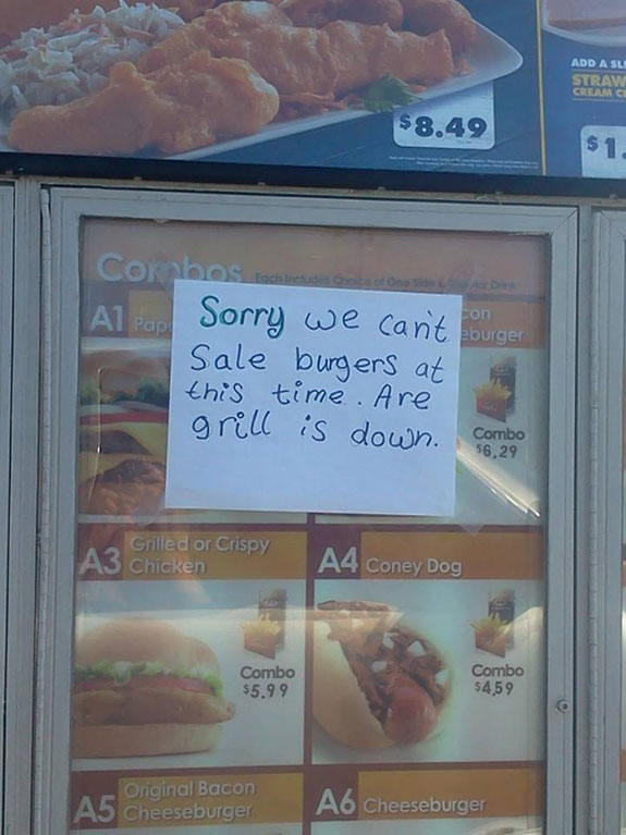 raising the minimum wage is bad - Add A Sli Straw Cream Ci $8.49 Fon eburger Combos con Al pap Sorry we can't Sale burgers at this time. Are grill is down. Combo Grilled or Crispy A3 Chicken A4 Coney Dog Combo $5.99 Combo $4.59 Original Bacon 5 Cheeseburg