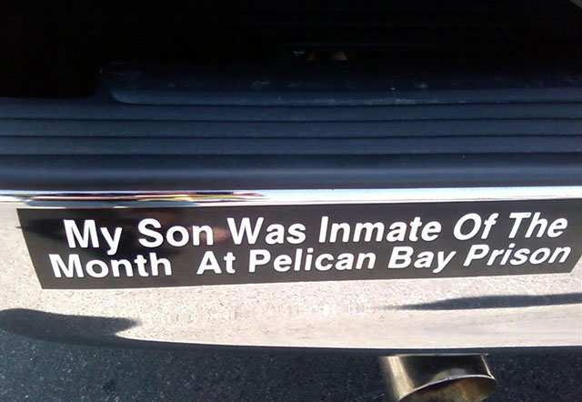 car - My Son Was Inmate Of The Month At Pelican Bay Prison