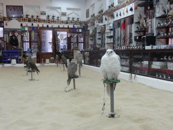A Falcon shop in Doha, Qatar