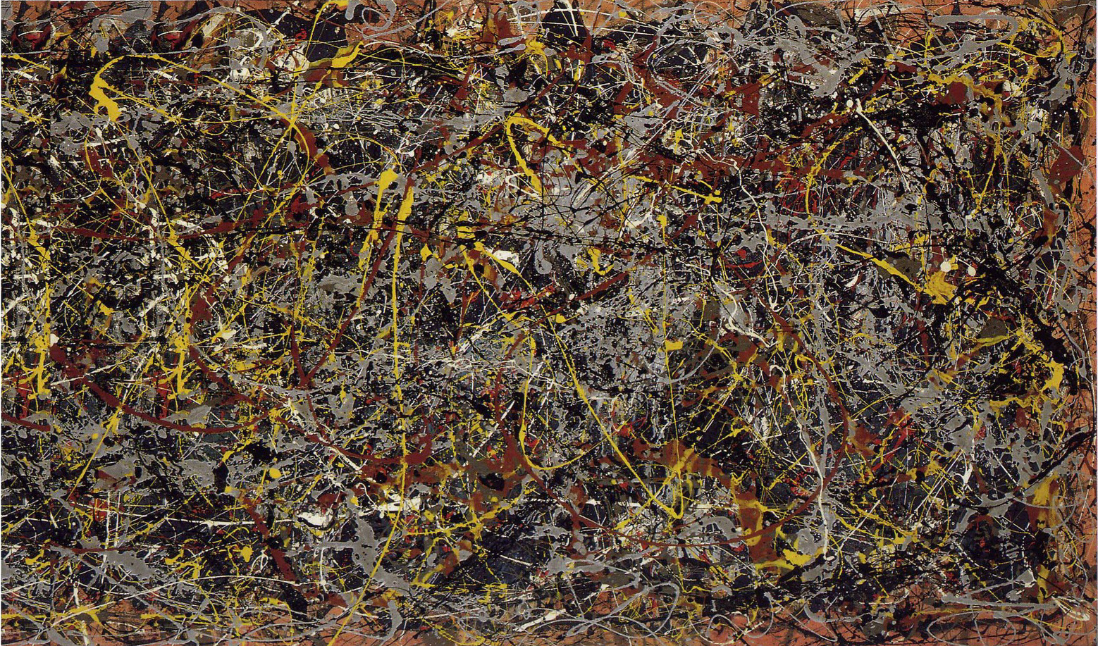 Jackson Pollock, No. 5, 1948, 1950, oil on fibreboard, 2.4 m x 1.2 m. Sold: 162.7 Million  To: David Martinez